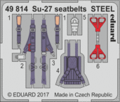 Su-27 seatbelts STEEL 1/48 