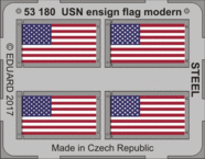 USN ensign flag modern STEEL 1/350 