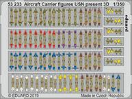 Aircraft Carrier figures USN present 3D 1/350 