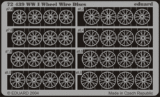 WWI Wheel Wire Discs 1/72 