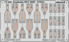 Seatbelts RFC WWI STEEL 1/72 