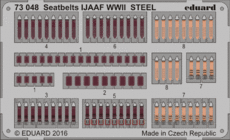 Seatbelts IJAAF WWII STEEL 1/72 