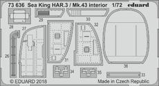 Neu Eduard Accessories 72671-1:72 Sea King HAR.3 /MK.43 exterior f.Airfix 