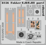 Fokker E.III набор фототравления 1/48 