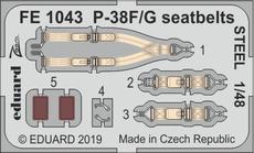 P-38F/G seatbelts STEEL 1/48 