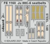 Ju 88C-6 seatbelts STEEL 1/48 