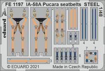 IA-58A Pucara seatbelts STEEL 1/48 