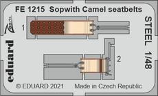 Sopwith Camel seatbelts STEEL 1/48 