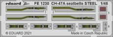 CH-47A seatbelts STEEL 1/48 