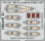 TBF-1C seatbelts STEEL 1/48 