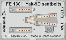 Yak-9D upínací pásy OCEL 1/48 