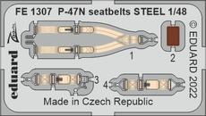 P-47N seatbelts STEEL 1/48 