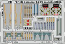 Buccaneer S.2C/D seatbelts STEEL 1/48 