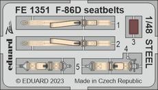 F-86D seatbelts STEEL 1/48 