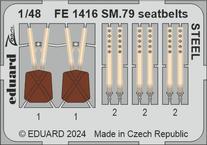 SM.79 seatbelts STEEL 1/48 