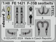 F-35B upínací pásy OCEL 1/48 