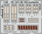 Bf 108 seatbelts STEEL 1/48 