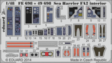 Sea Harrier FA2 интерьер S.A. 1/48 
