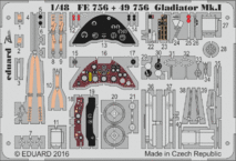 Gladiator Mk.I interior 1/48 
