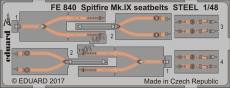 Spitfire Mk.IX seatbelts STEEL 1/48 