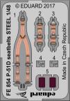 P-51D seatbelts STEEL 1/48 