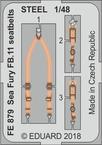 Sea Fury FB.11 seatbelts STEEL 1/48 