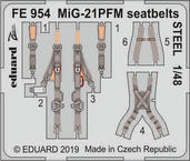 MiG-21PFM seatbelts STEEL 1/48 