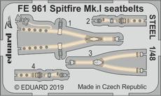 Spitfire Mk.I seatbelts STEEL 1/48 