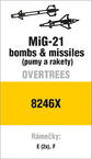 МиГ-21 бомбы и ракеты OVERTREES 1/48 