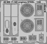 F-14D engines STEEL 1/48 