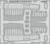 Tempest Mk.V vztlakové klapky 1/72 