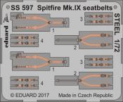 Spitfire Mk.IX upínací pásy OCEL 1/72 