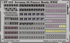 German SS Panzer Ranks WWII 1/35 