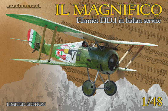 IL MAGNIFICO Hanriot HD.I in Italian service 1/48 