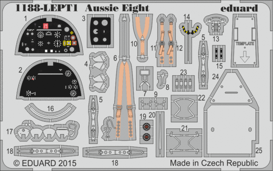 Aussie Eight / Spitfire Mk.VIII PE-set 1/48 