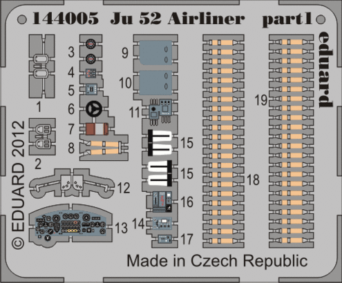 Ju 52 airliner 1/144  - 1