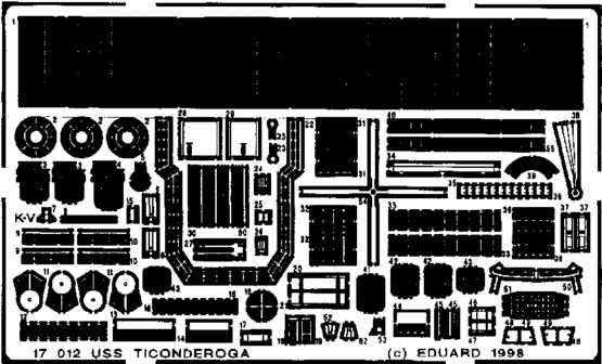 USS Ticonderoga 1/700 