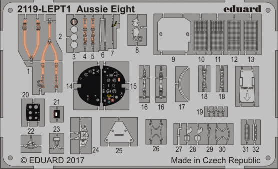 Aussie Eight-PE set 1/72 