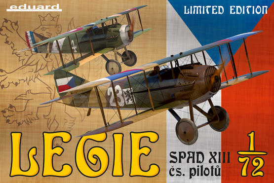 Legie - SPAD XIIIs flown by Czechoslovak pilots 1/72 