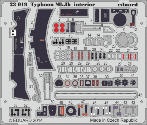 Typhoon Mk.Ib interior 1/24 