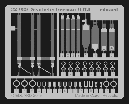 Seatbelts German WWI 1/32 