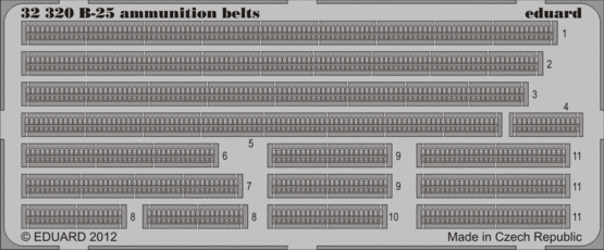 B-25 ammunition belts 1/32 