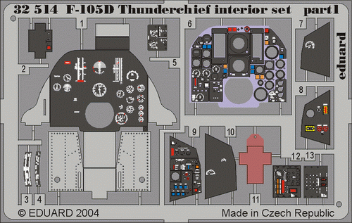 F-105D interior 1/32  - 1