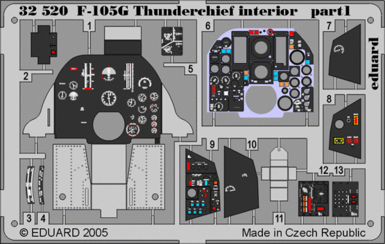 F-105G interior 1/32  - 1