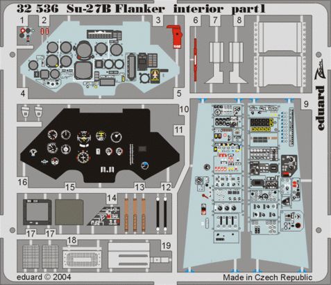 Su-27 Flanker B interior 1/32  - 1