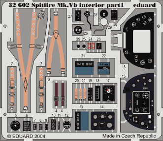 Spitfire Mk. Vb interior S.A. 1/32  - 1