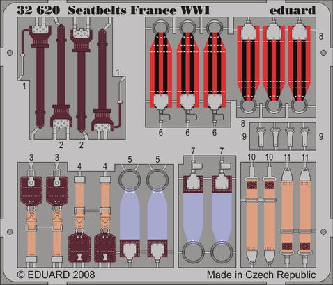 Seatbelts France WWI 1/32 