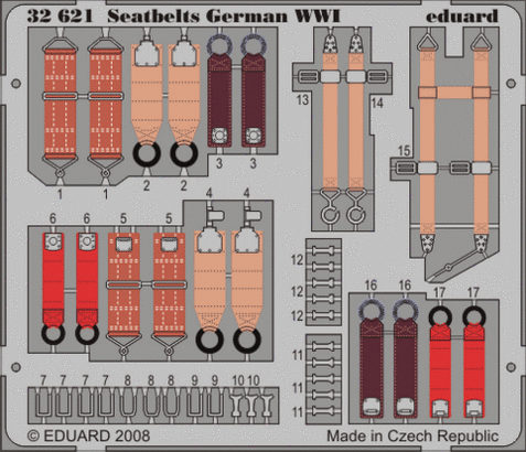 Seatbelts German WWI 1/32 