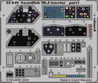 Swordfish Mk.I interior S.A. 1/32  - 1