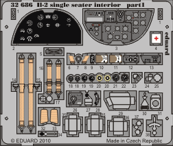 Il-2 single seater interior S.A. 1/32  - 1